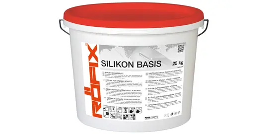 Tencuială decorativă structurată siliconică exterior RÖFIX Silikon BASIS